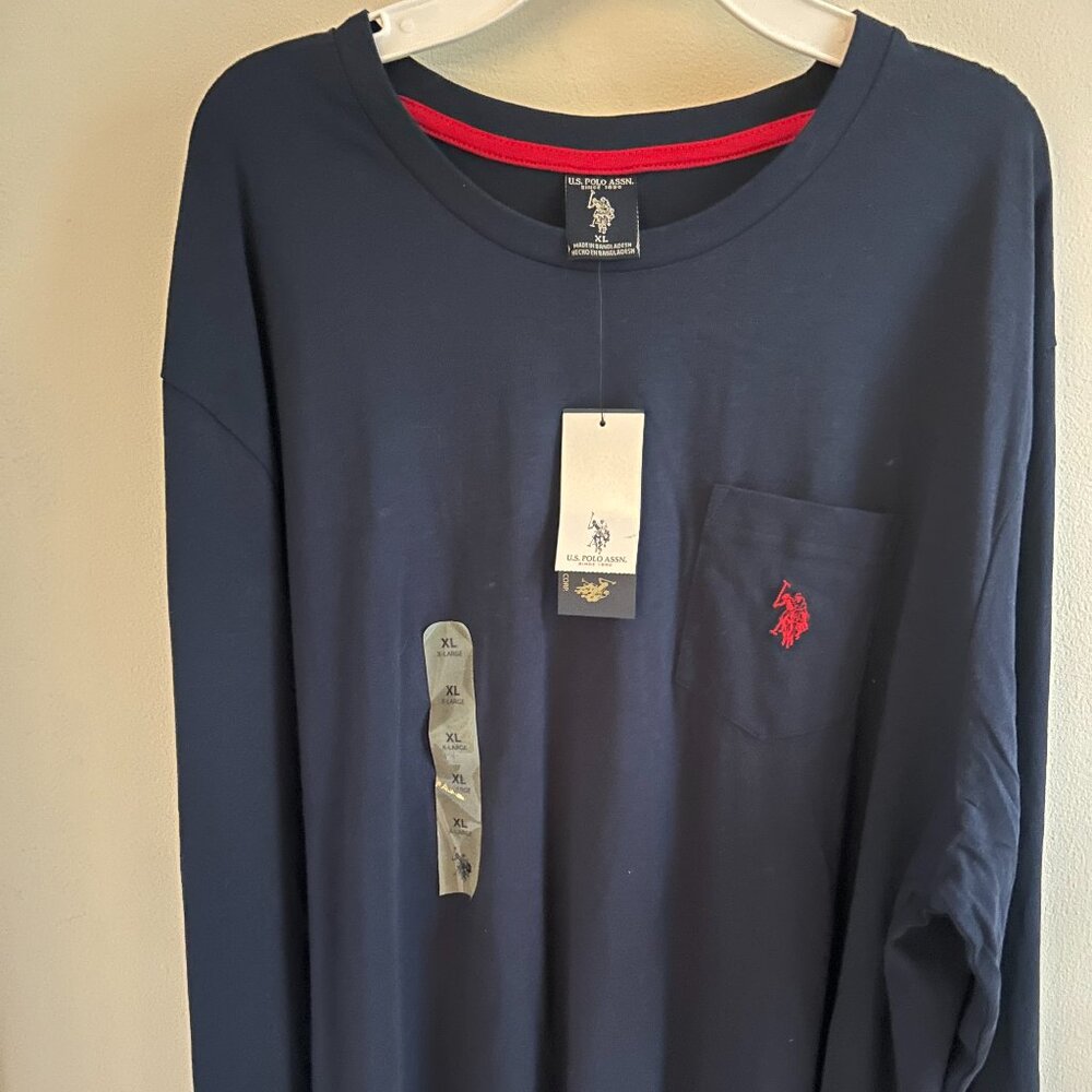 Polo Men's XL Navy Long sleeve shirt